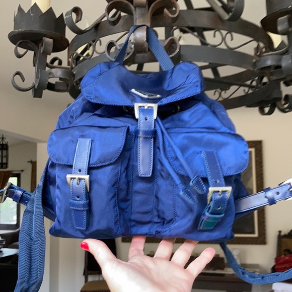 Prada Handbags - Stunning Prada nylon and leather backpack